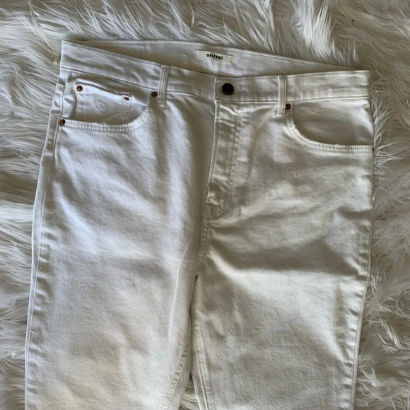 New GRLFRND Reed Cropped Slim Jeans Bronco White NWT Women Denim 31 - Picture 5 of 16